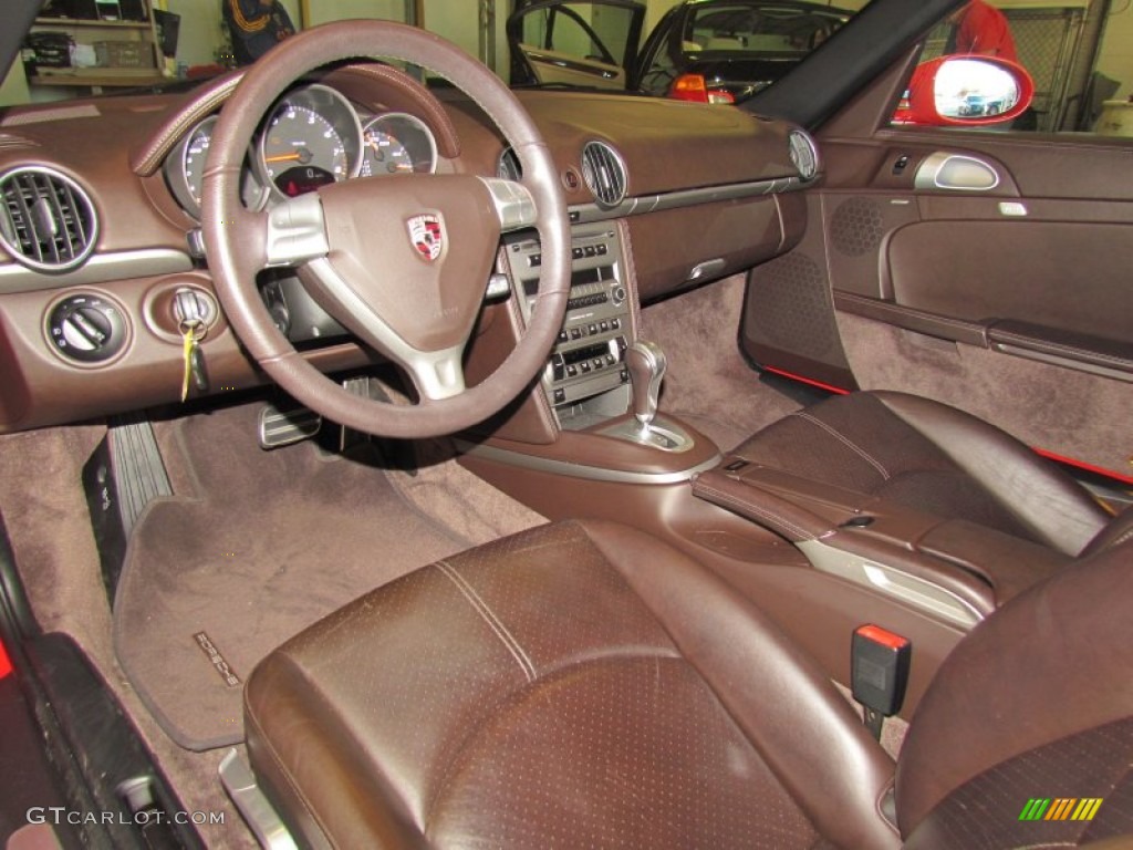 Cocoa Brown Interior 2008 Porsche Boxster Standard Boxster Model Photo #58866010
