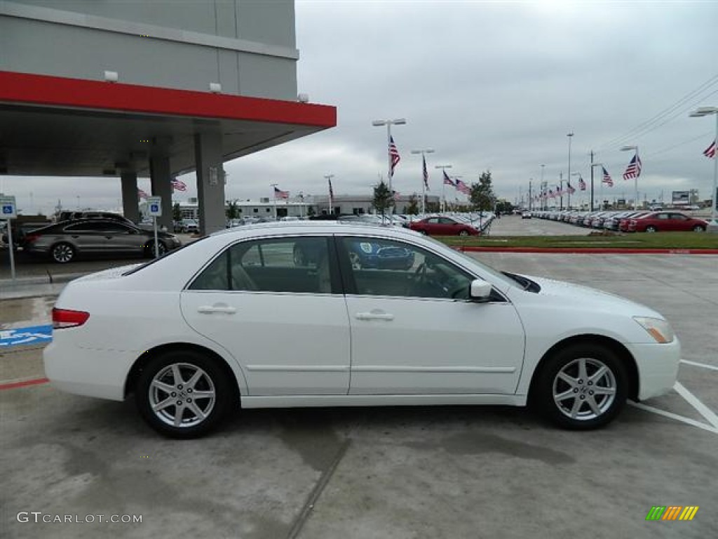 2003 Accord EX V6 Sedan - Taffeta White / Ivory photo #2