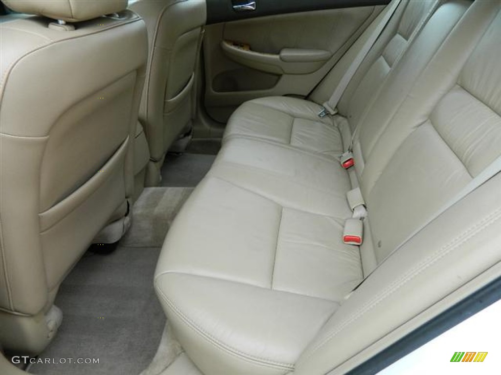 2003 Accord EX V6 Sedan - Taffeta White / Ivory photo #12