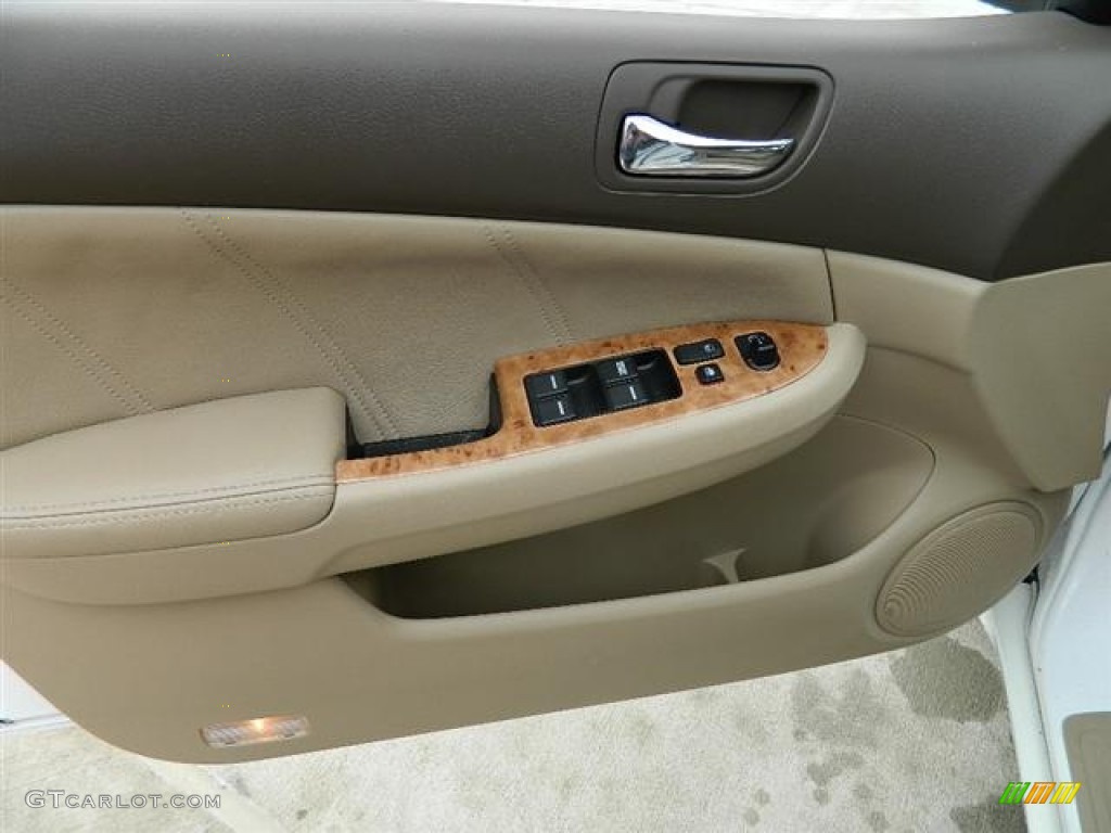 2003 Accord EX V6 Sedan - Taffeta White / Ivory photo #16