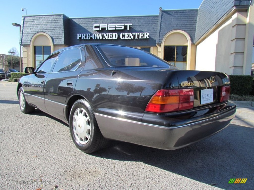 1995 LS 400 Sedan - Black / Tan Leather photo #2