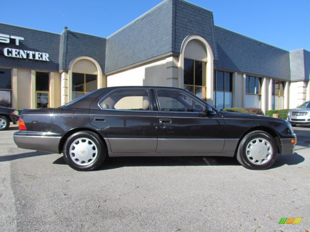 1995 LS 400 Sedan - Black / Tan Leather photo #4