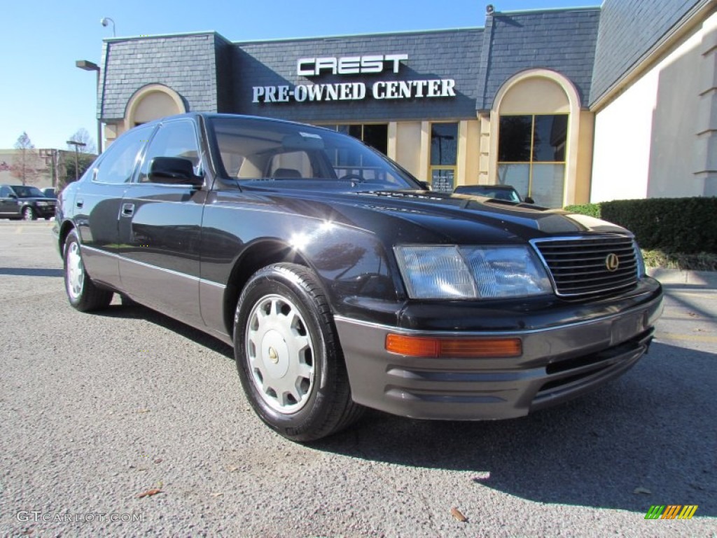 1995 LS 400 Sedan - Black / Tan Leather photo #5