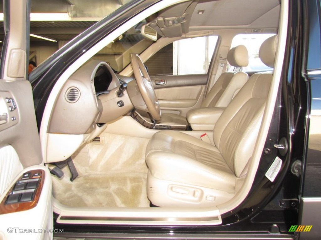 Tan Leather Interior 1995 Lexus LS 400 Sedan Photo #58866499