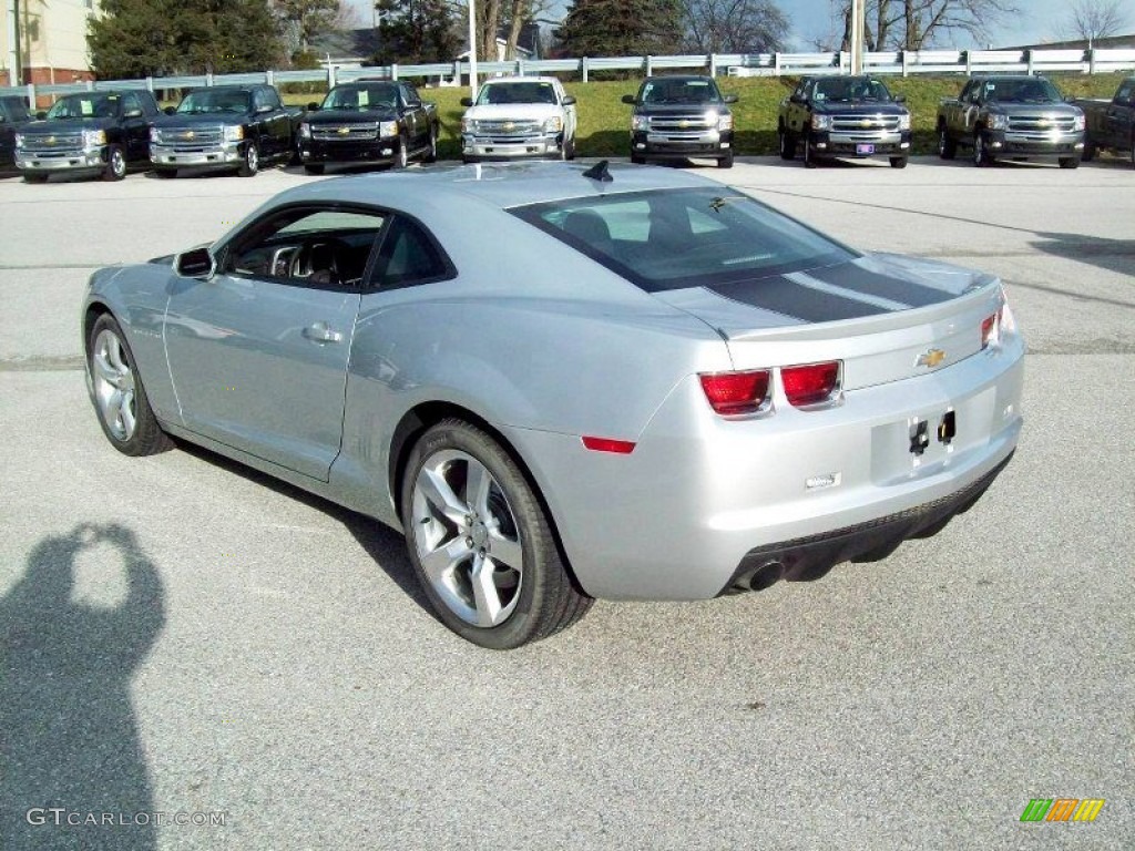 2010 Camaro SS/RS Coupe - Silver Ice Metallic / Black photo #2