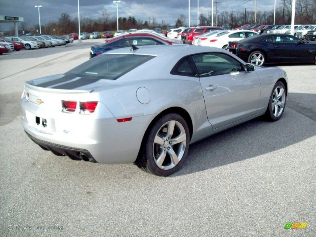 2010 Camaro SS/RS Coupe - Silver Ice Metallic / Black photo #11