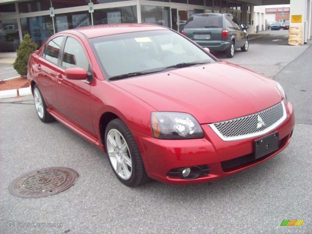 2010 Galant Sport Edition - Rave Red Pearl / Black photo #6