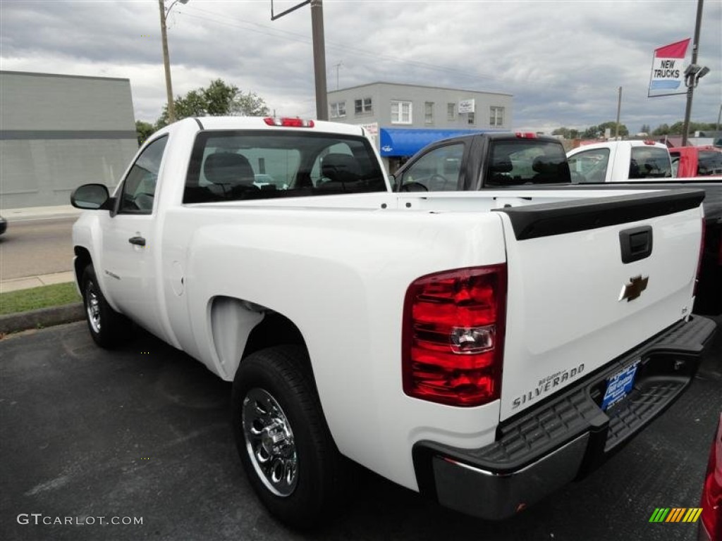 2011 Silverado 1500 Regular Cab - Summit White / Dark Titanium photo #3