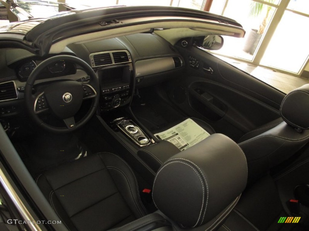 Warm Charcoal/Warm Charcoal Interior 2012 Jaguar XK XKR Convertible Photo #58869439