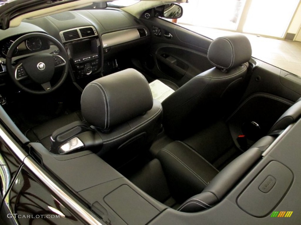 Warm Charcoal/Warm Charcoal Interior 2012 Jaguar XK XKR Convertible Photo #58869447