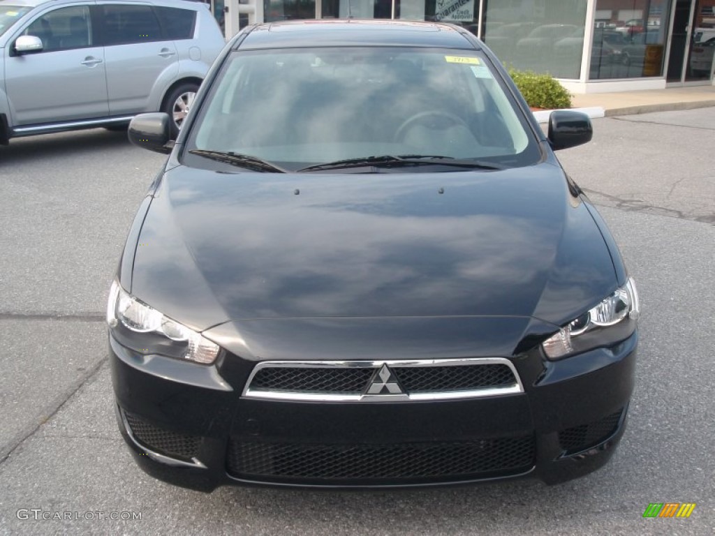 Tarmac Black Pearl 2011 Mitsubishi Lancer Sportback ES Exterior Photo #58869574