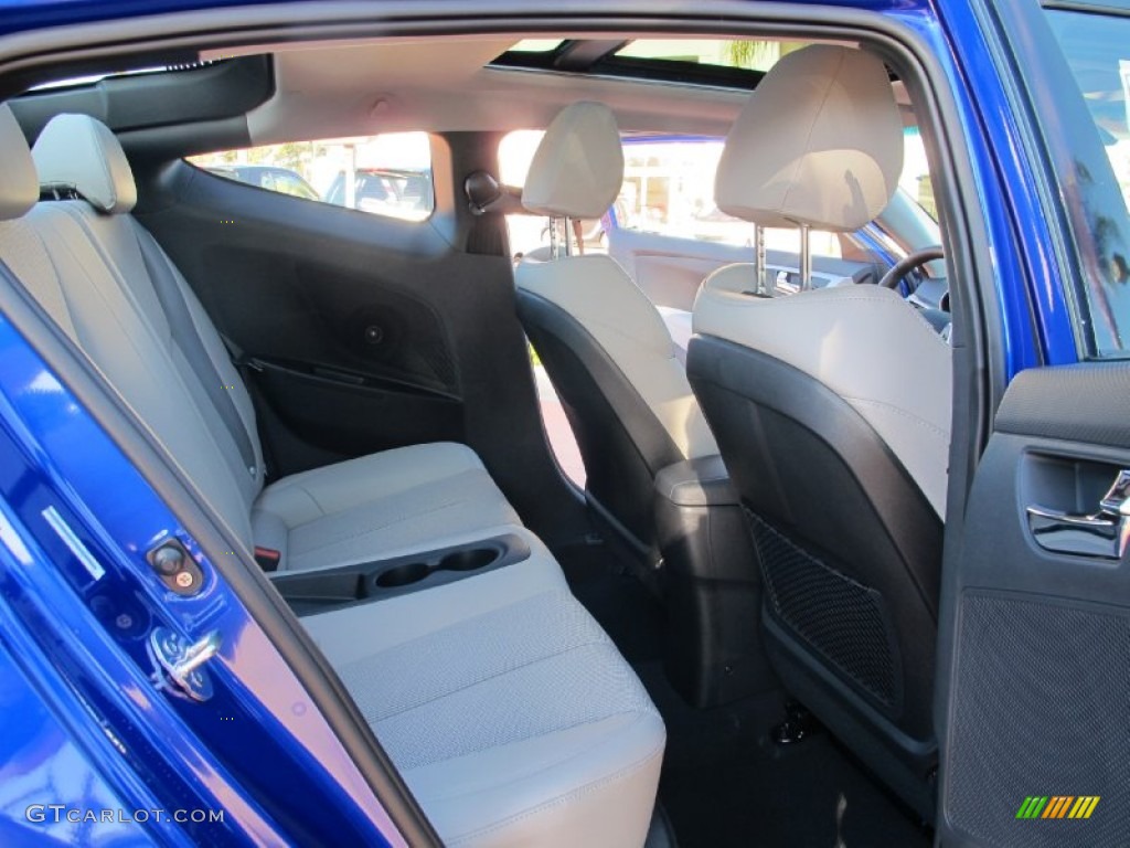 Gray Interior 2012 Hyundai Veloster Standard Veloster Model Photo #58869585