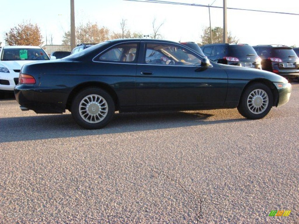 1992 SC 300 - Black Jade Pearl Metallic / Beige photo #4