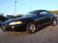 2000 Black Ford Mustang V6 Convertible  photo #1