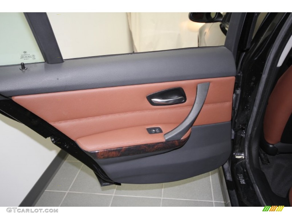 2008 3 Series 328i Sedan - Jet Black / Terra Dakota Leather photo #34