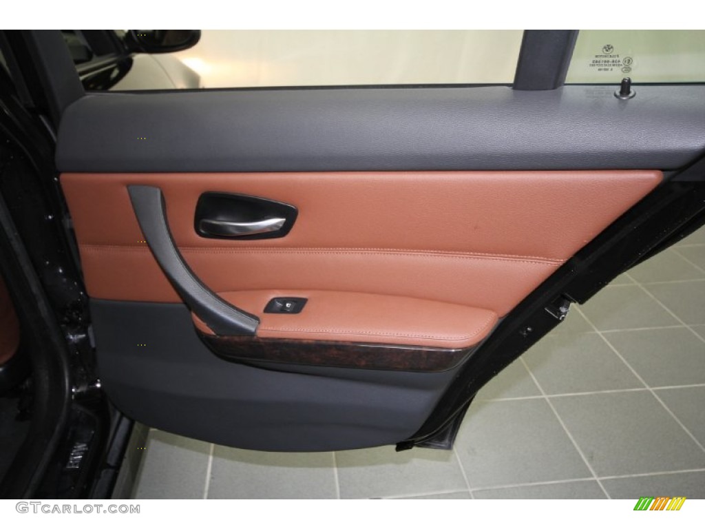 2008 3 Series 328i Sedan - Jet Black / Terra Dakota Leather photo #40