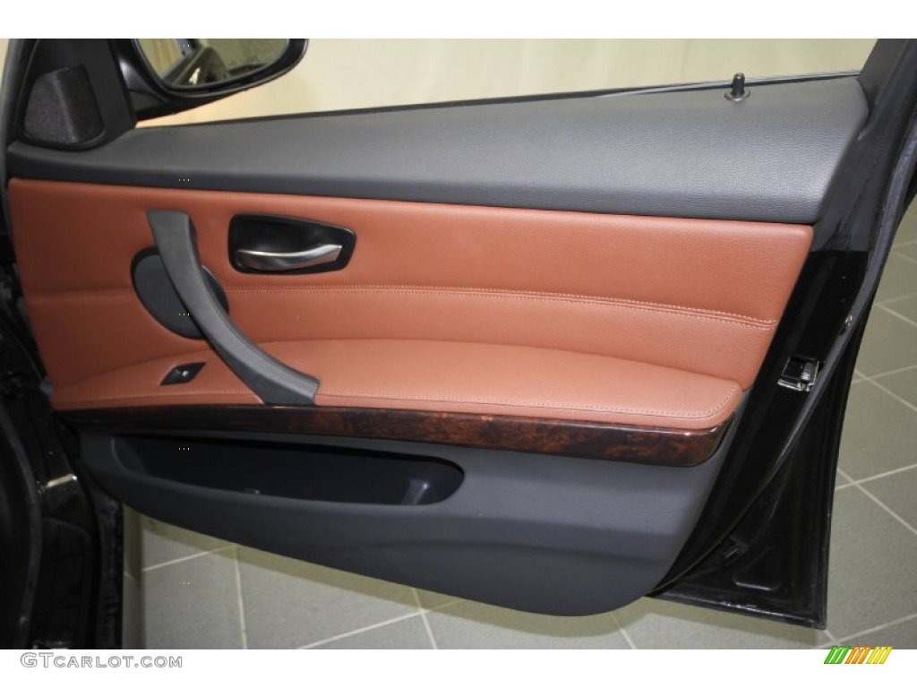 2008 3 Series 328i Sedan - Jet Black / Terra Dakota Leather photo #44