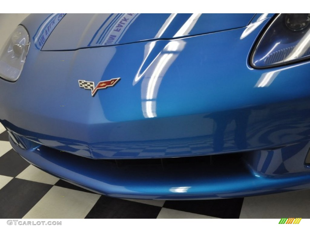 2008 Corvette Coupe - Jetstream Blue Metallic / Sienna photo #7
