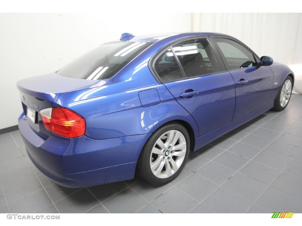 2008 3 Series 328i Sedan - Montego Blue Metallic / Black photo #12