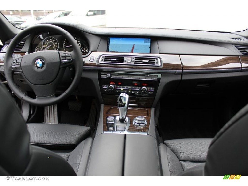 2011 BMW 7 Series ActiveHybrid 750Li Sedan Black Dashboard Photo #58872879