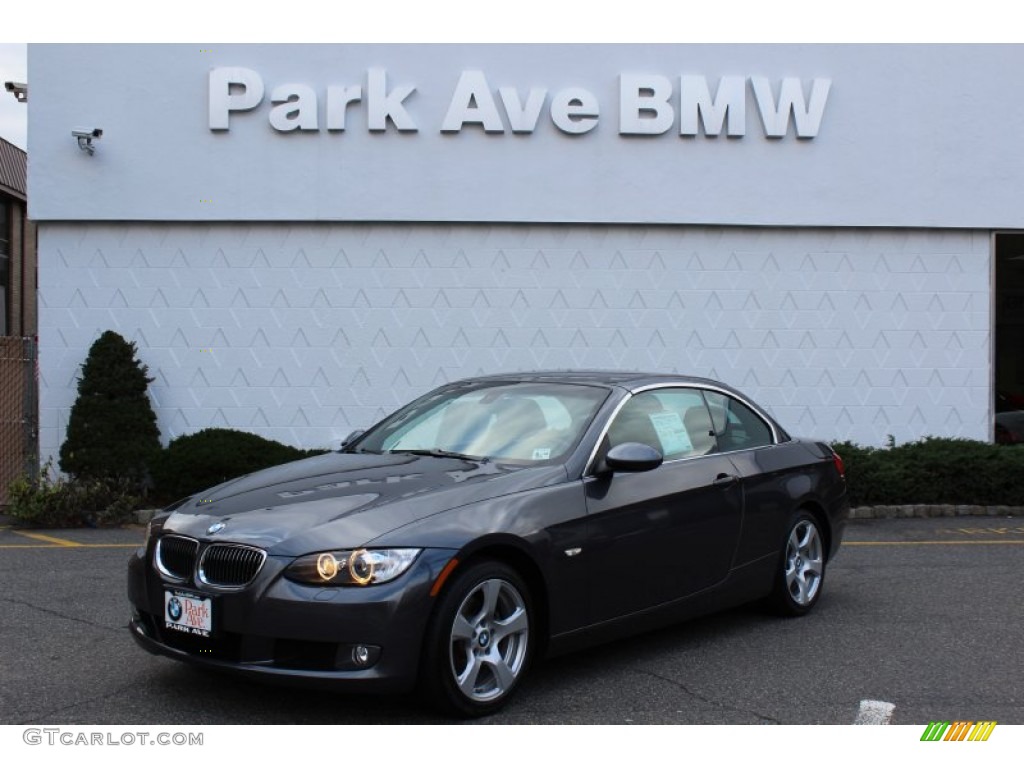 2008 3 Series 328i Convertible - Sparkling Graphite Metallic / Black photo #1