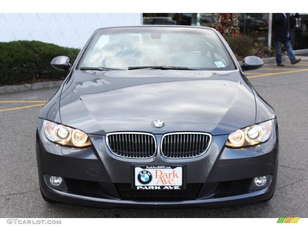 2008 3 Series 328i Convertible - Sparkling Graphite Metallic / Black photo #2