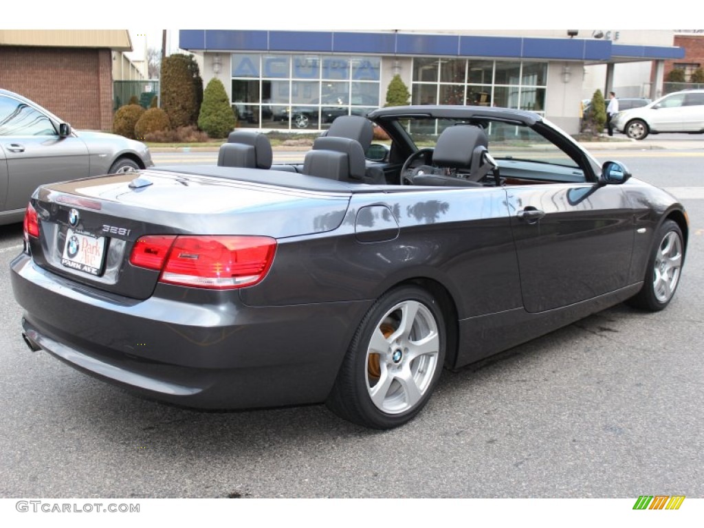 2008 3 Series 328i Convertible - Sparkling Graphite Metallic / Black photo #5