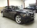 2011 Brilliant Black Crystal Pearl Dodge Charger R/T  photo #7