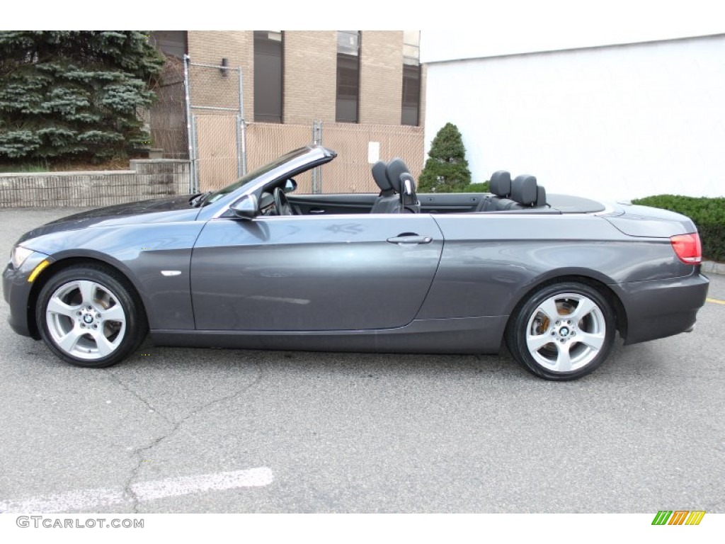 2008 3 Series 328i Convertible - Sparkling Graphite Metallic / Black photo #8