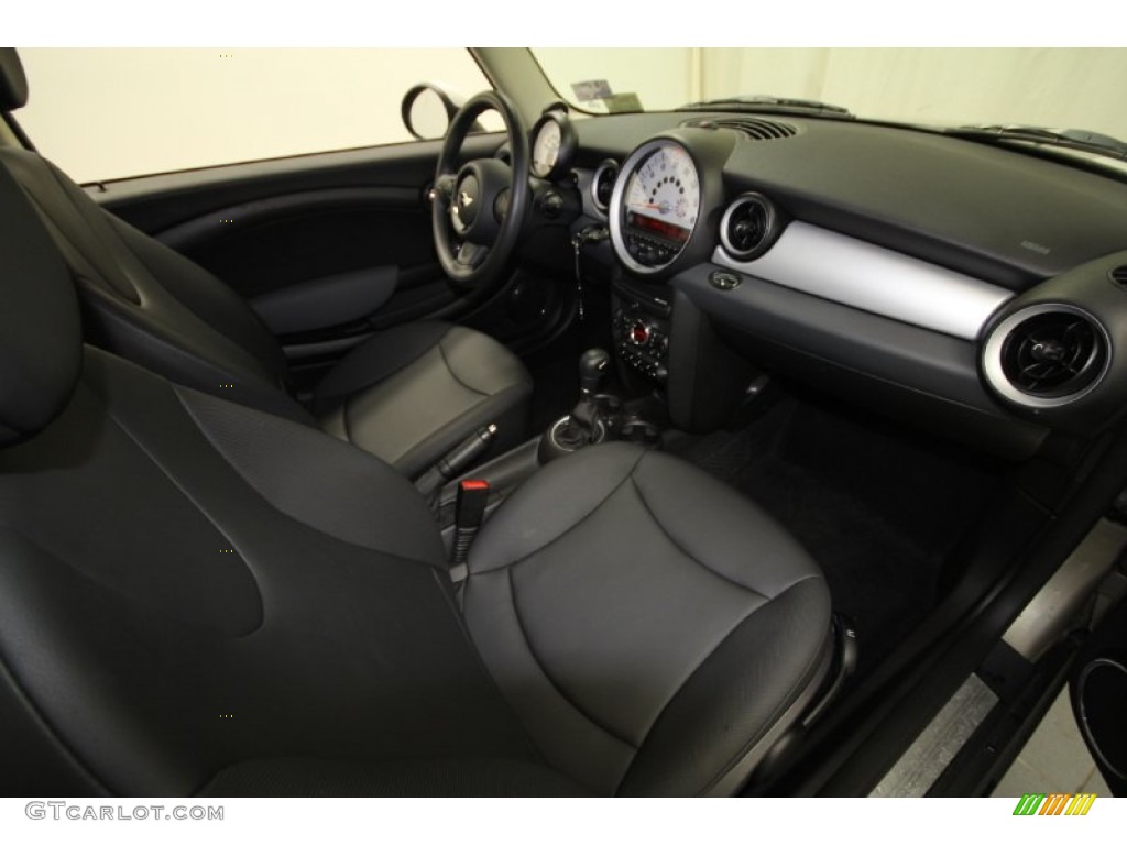 2011 Cooper Hardtop - Sparkling Silver Metallic / Carbon Black photo #35