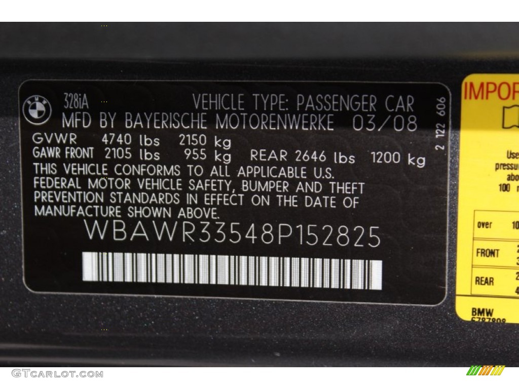 2008 3 Series 328i Convertible - Sparkling Graphite Metallic / Black photo #31