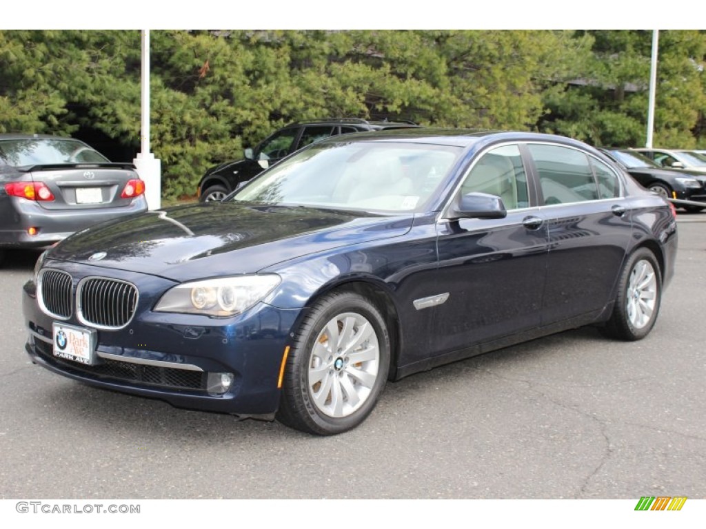 2010 7 Series 750Li xDrive Sedan - Imperial Blue Metallic / Oyster Nappa Leather photo #1