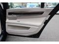 Oyster Nappa Leather 2010 BMW 7 Series 750Li xDrive Sedan Door Panel