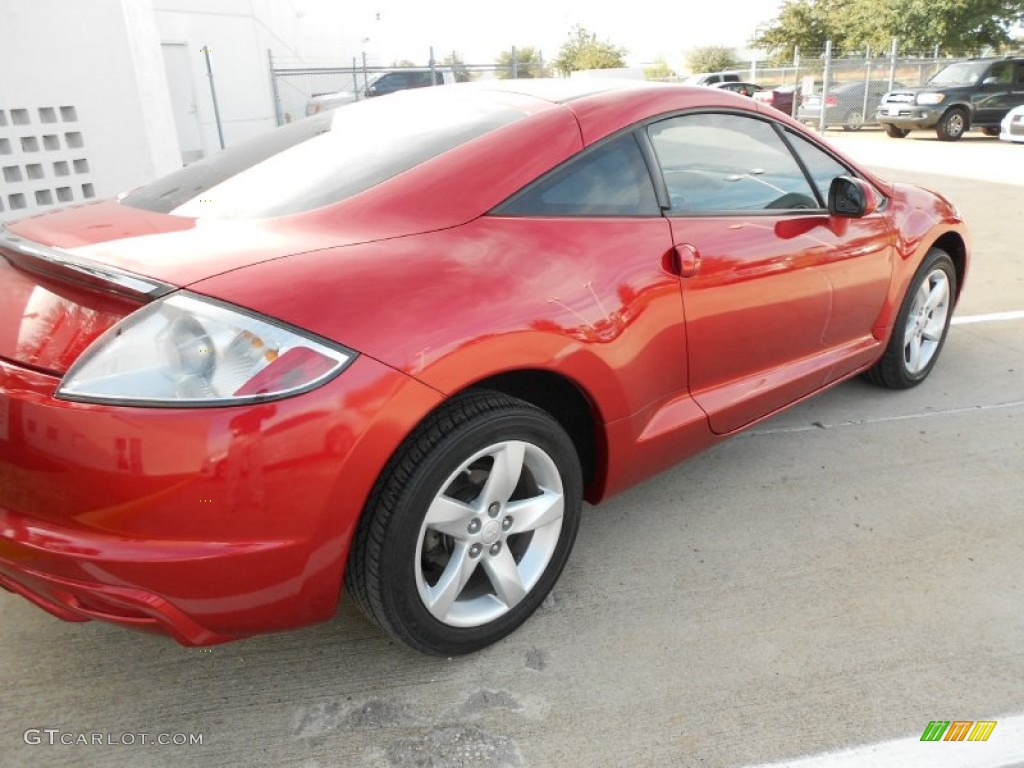 2009 Eclipse GS Coupe - Rave Red Pearl / Dark Charcoal photo #7