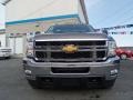 2012 Mocha Steel Metallic Chevrolet Silverado 3500HD LT Regular Cab 4x4  photo #3