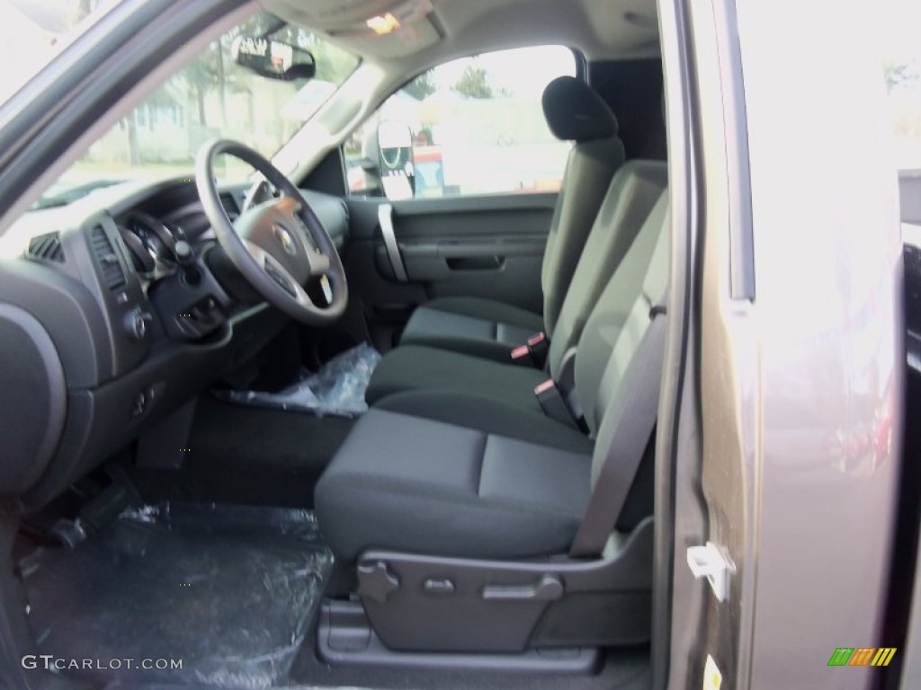 Ebony Interior 2012 Chevrolet Silverado 3500HD LT Regular Cab 4x4 Photo #58876173