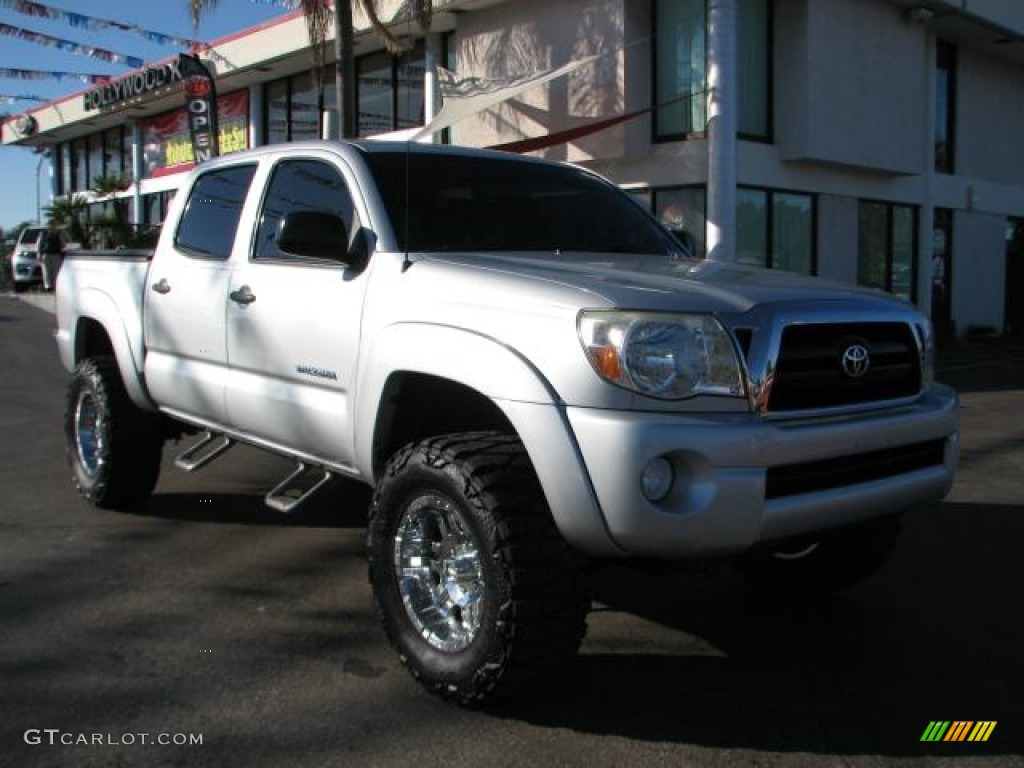 2007 Tacoma V6 SR5 PreRunner Double Cab - Silver Streak Mica / Graphite Gray photo #1