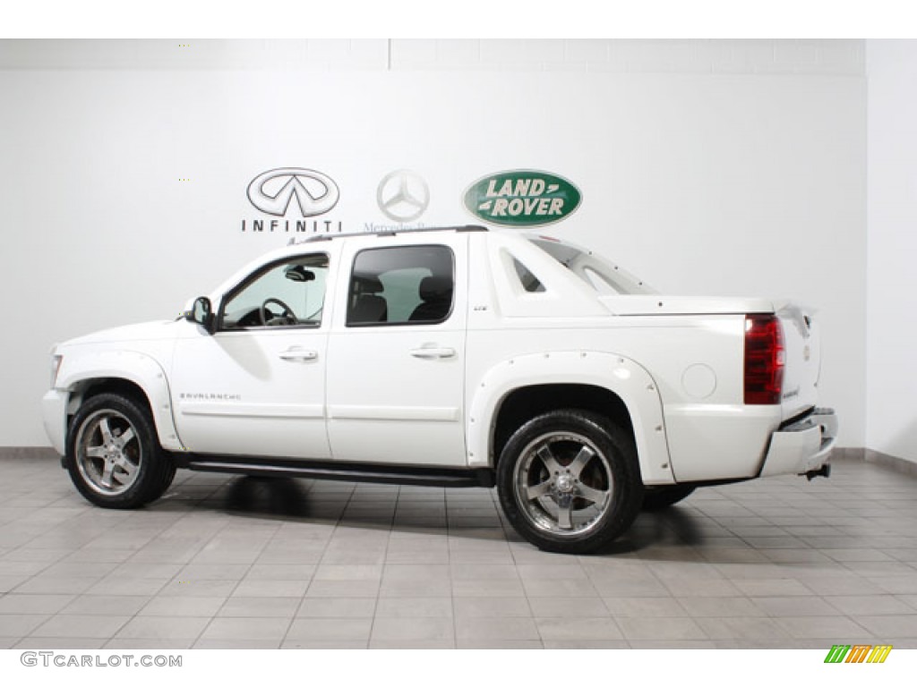 2007 Avalanche LTZ 4WD - Summit White / Dark Titanium/Light Titanium photo #5