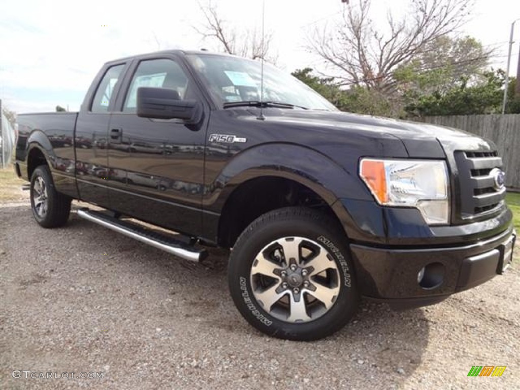 Tuxedo Black Metallic 2012 Ford F150 STX SuperCab Exterior Photo #58878255