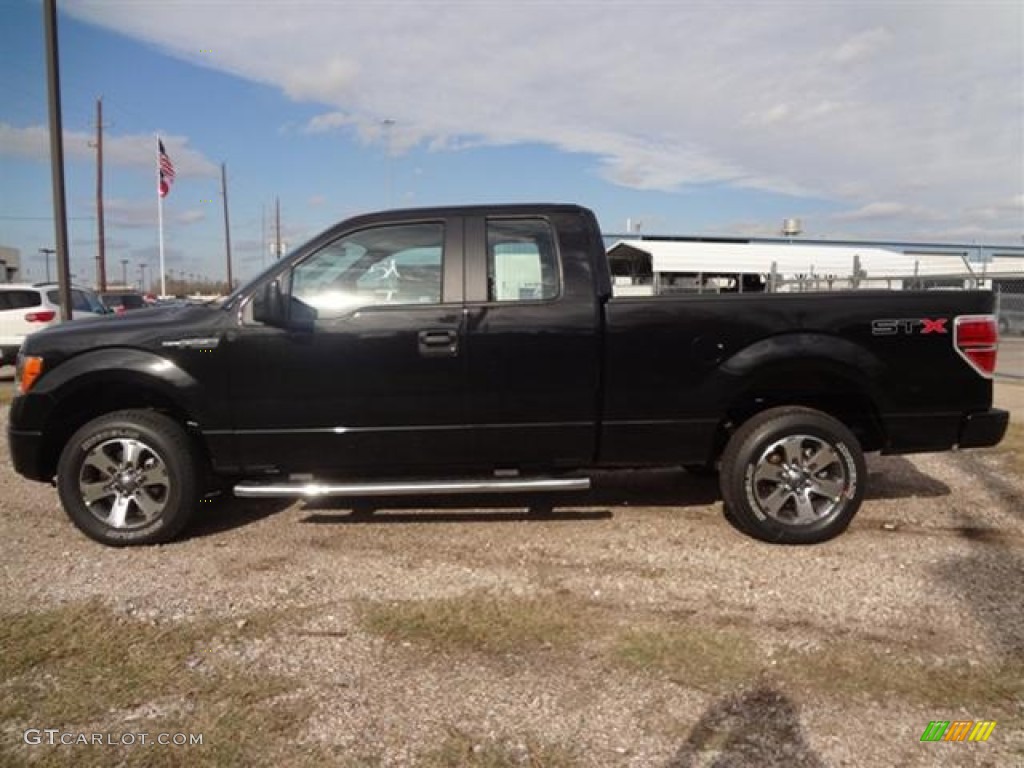 Tuxedo Black Metallic 2012 Ford F150 STX SuperCab Exterior Photo #58878284