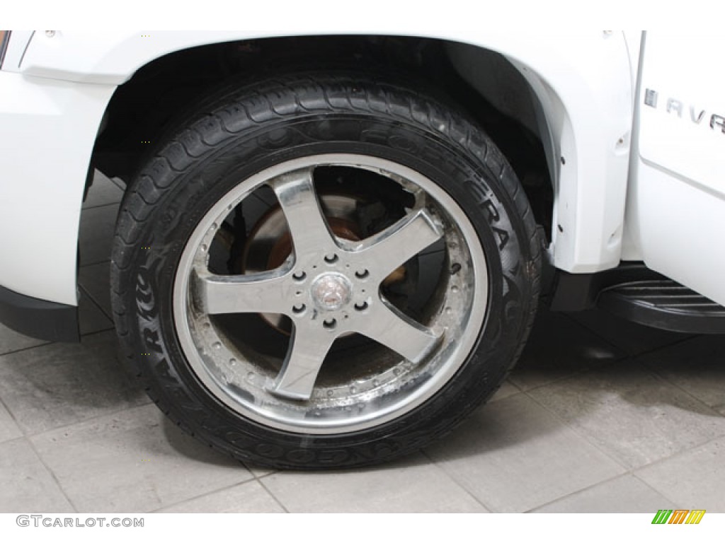 2007 Avalanche LTZ 4WD - Summit White / Dark Titanium/Light Titanium photo #29