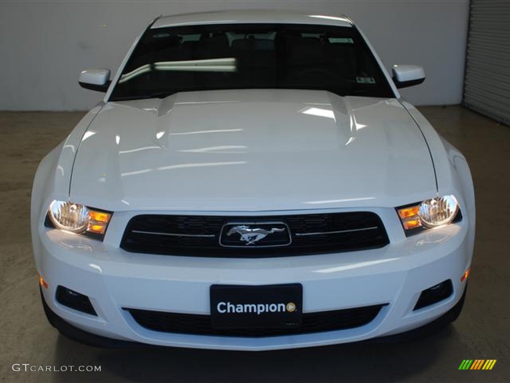 2012 Mustang V6 Premium Coupe - Performance White / Charcoal Black photo #2