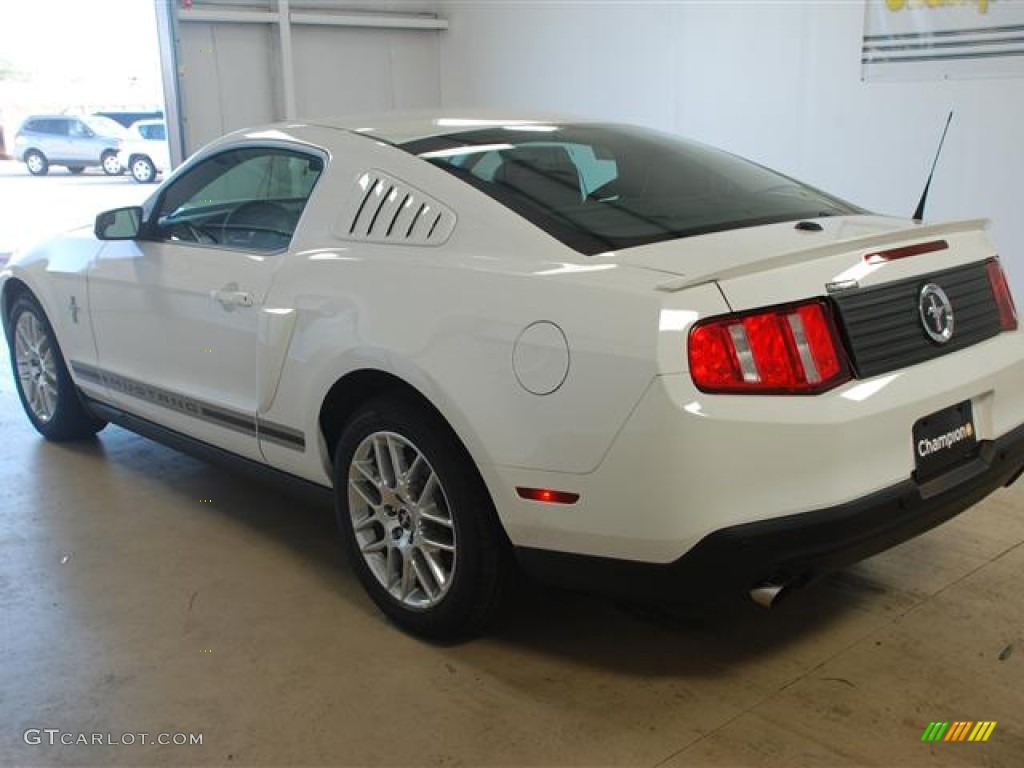 2012 Mustang V6 Premium Coupe - Performance White / Charcoal Black photo #6