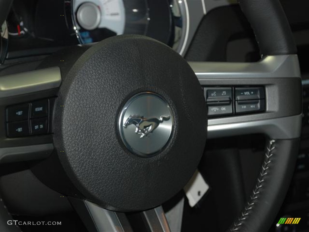 2012 Mustang V6 Premium Coupe - Performance White / Charcoal Black photo #12
