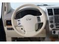 Wheat 2010 Infiniti QX 56 4WD Steering Wheel