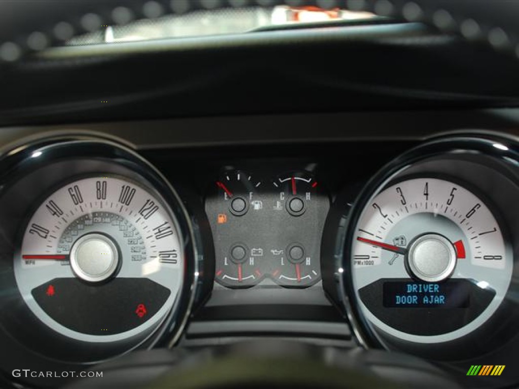2012 Ford Mustang V6 Premium Coupe Gauges Photo #58878945