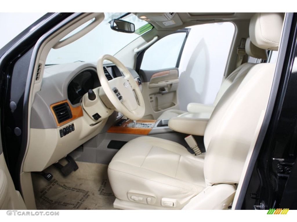 Wheat Interior 2010 Infiniti QX 56 4WD Photo #58879038