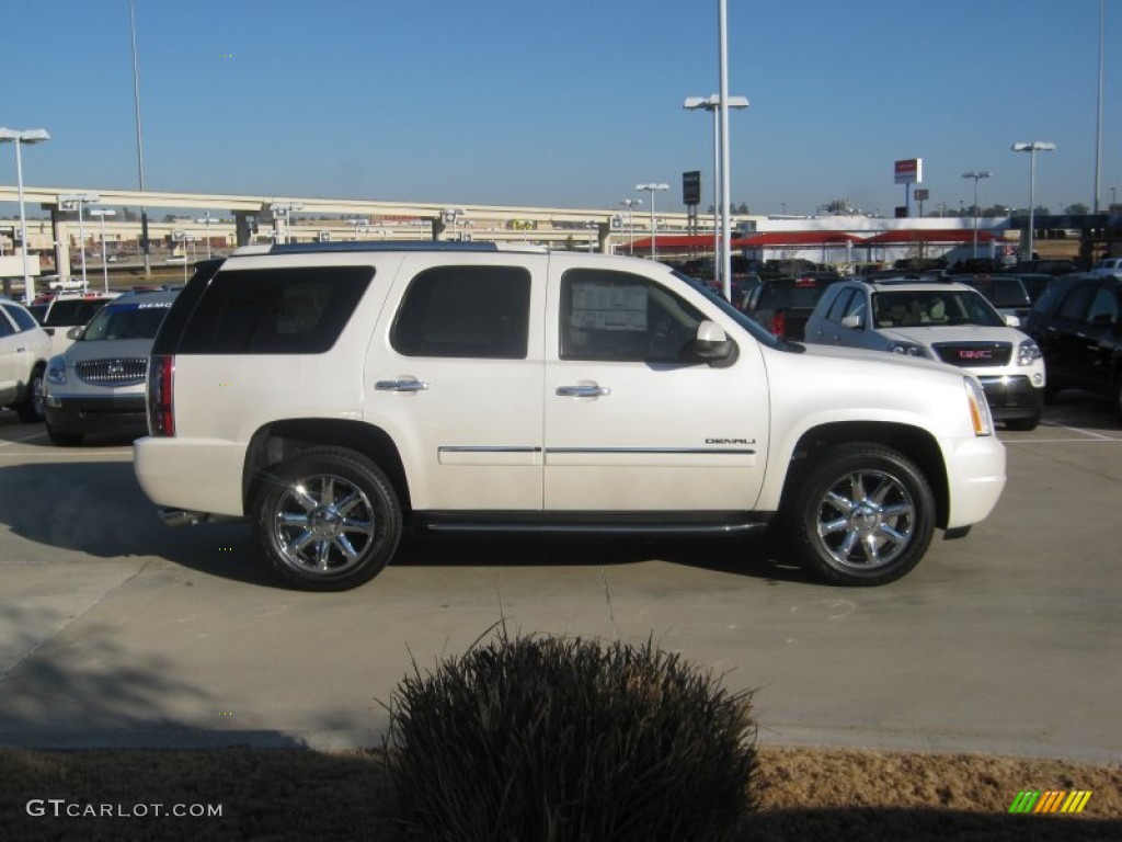 White Diamond Tricoat 2012 GMC Yukon Denali Exterior Photo #58879062