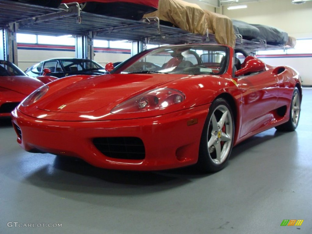 Red 2003 Ferrari 360 Spider F1 Exterior Photo #58879548