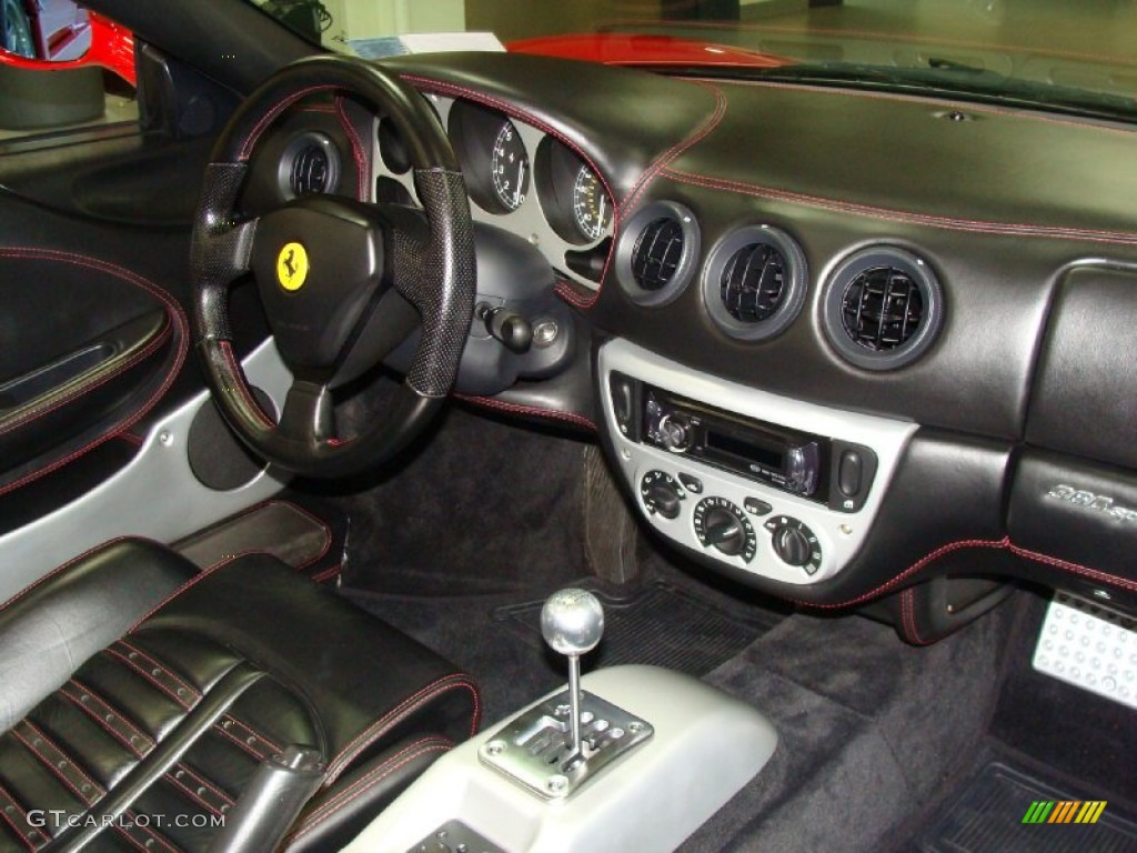 2003 Ferrari 360 Spider F1 Nero (Black) Dashboard Photo #58879677